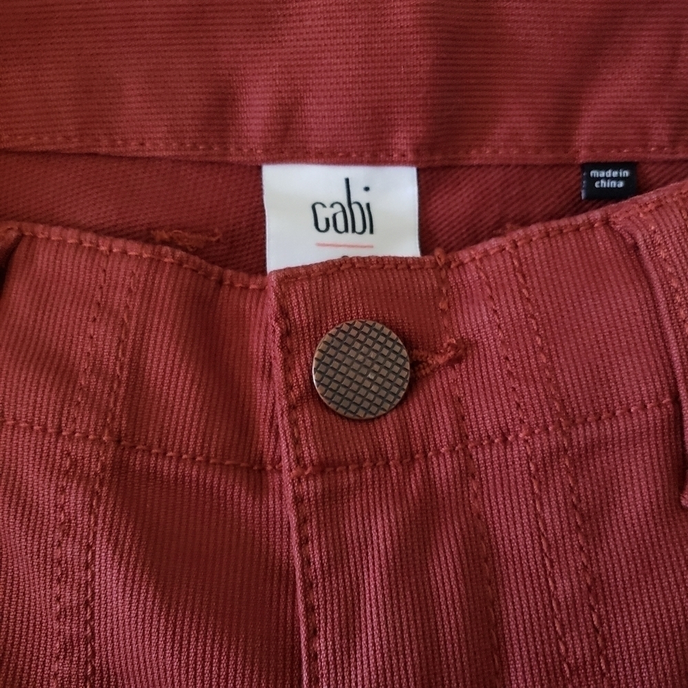 🌻NWOT CABI The Drifter Flame Skinny Cord Pants, Style #3566, Size 2 - Picture 9 of 10